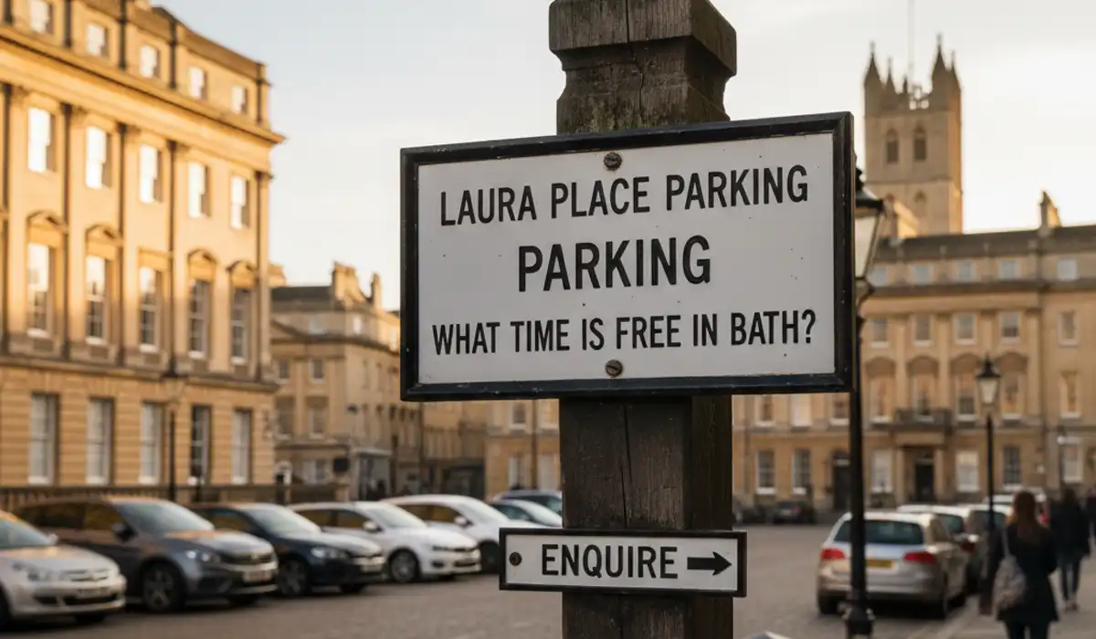 What time is free in bath, laura Palace Parking